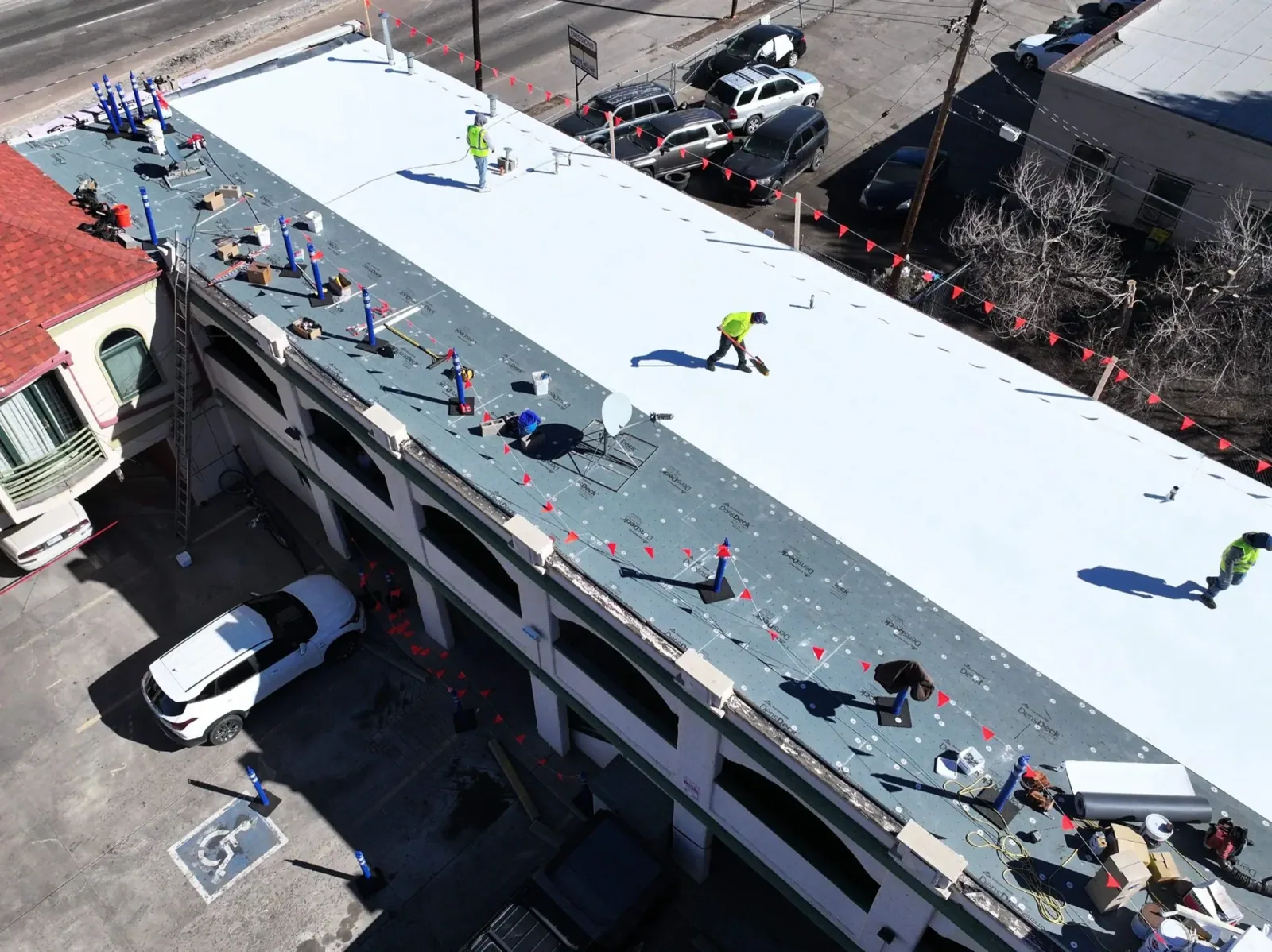 TPO roof system in Clearwater, FL